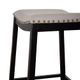 Liberty Furniture Vintage Series Black Backless Upholstered Bar Stool-4