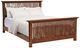 Mavin Customizable American Craftsman Queen Spindle Bed with High Footboard-0