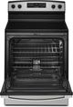 Amana® 30" Stainless Steel Freestanding Electric Range with Extra-Large Oven Window-2
