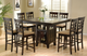 Coaster® Gabriel 9-Piece Cappuccino Square Dining Set-0