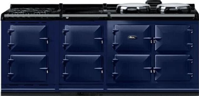 AGA™ eR7 210 Classic Cast Iron 83" Dark Blue Pro Style Dual Fuel Range-0