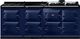 AGA™ eR7 210 Classic Cast Iron 83" Dark Blue Pro Style Dual Fuel Range-0