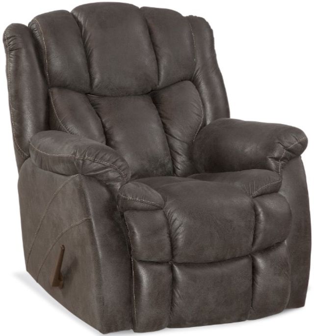 American Wholesale Furniture Patriot Grey Rocker Recliner-0