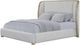 Bernards Pagosa Rio Smoke Queen Upholstered Panel Bed-3
