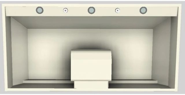 Vent-A-Hood® Designer Series 48" Biscuit Wall Mounted Range Hood-3