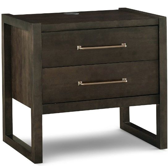 Bassett® Furniture BenchMade Braddock Nightstand with Charger-0