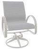 Telescope Casual Aruba Abalone/Snow Aluminum/Fabric Outdoor Sling Swivel Rocker-0
