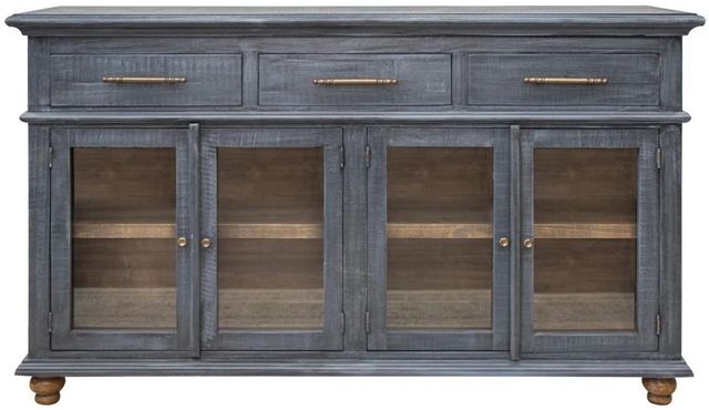 International Furniture Direct Vintage Blue Console-2