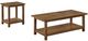 Coaster® Payne 2-Piece Distressed Brown Occasional Table Set-0