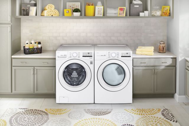LG 4.5 Cu. Ft. White Front Load Washer-9