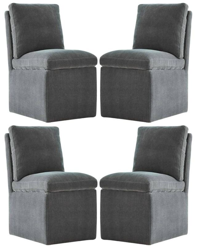 Liberty Furniture 4-Piece Sapphire Pillowtop Side Chair Set-0