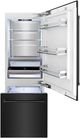 ZLINE 30" 16.1 Cu. Ft. Black Stainless Steel Built-In Counter Depth Bottom Freezer Refrigerator with Bright White Interior-1