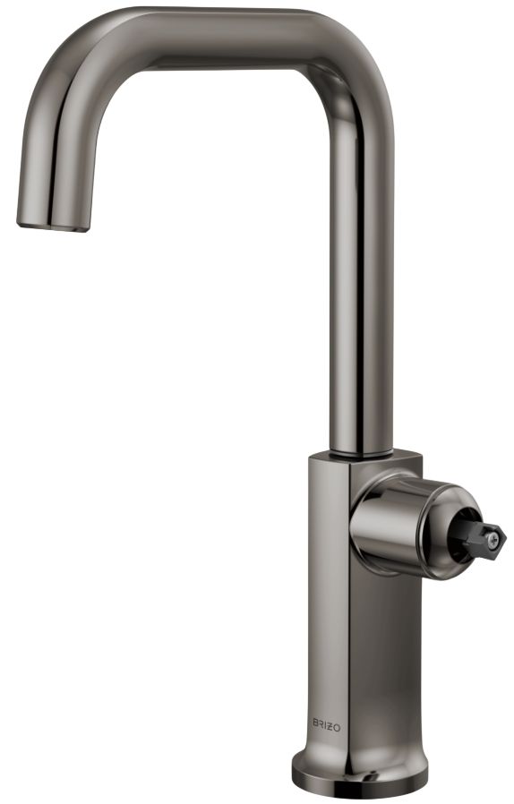 Brizo  Kintsu® Lumicoat® Black Onyx Bar Faucet with Square Spout-0