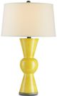 Currey & Company Upbeat Off-White/Yellow Table Lamp-0