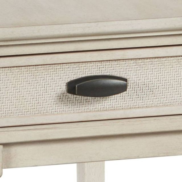 England Furniture Serra Classic White Rectangular Chairside Table-1