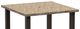Homecrest™ Outdoor Living Customizable Slate Aluminum/Stone Square Outdoor Bar Table with Hole-1