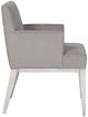 Vanguard® Furniture Vanguard Rudin Kickoff Chrome Arm Chair-2