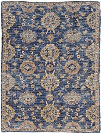 KAS Rugs Morris Blue Chloe 5'x7' Area Rug-0