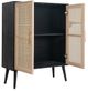 A & B Home Beige/Black Cabinet-1