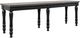 Jofran Inc. Madison County Brown/Vintage Black Dining Bench-0