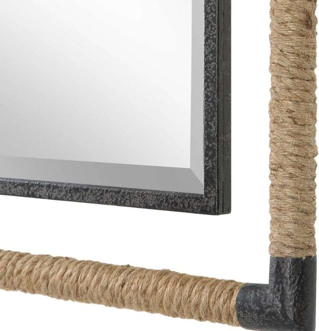 Uttermost® Melville Black/Brown Mirror-4
