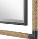 Uttermost® Melville Black/Brown Mirror-4