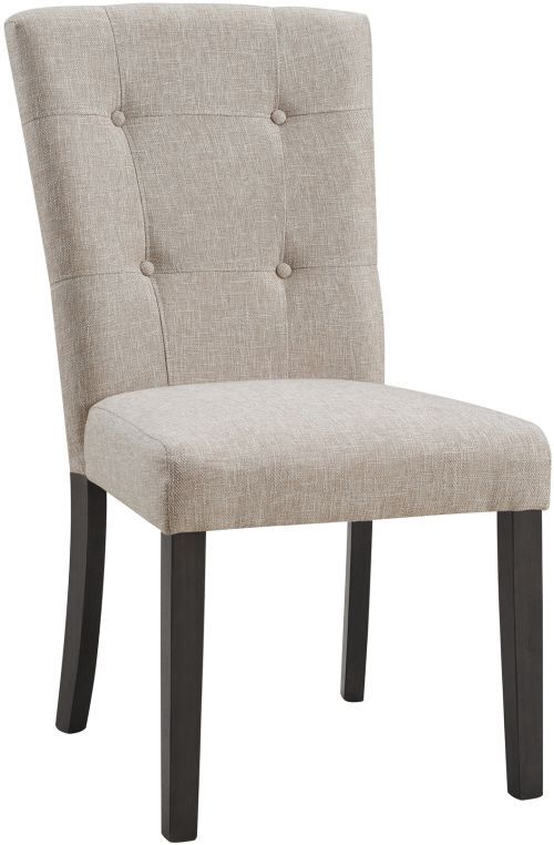 Elements International Lexi 5-Piece Taupe/White Rectangular Dining Set-3