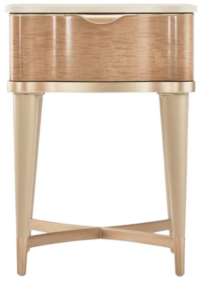 Michael Amini® Malibu Crest Blush End Table-2