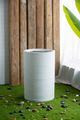 A & B Home White Cylinder Cement Planter-5