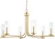 Forty West Fillmore Gold Chandelier-0