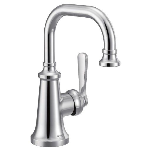 Moen® Colinet Chrome One-Handle High Arc Bathroom Faucet-0