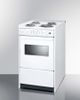 Summit® 20" White Slide-In Electric Range-2