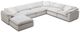 VIG Furniture Divani Casa Unity White L- Shaped Reversible Sectional Sofa-0