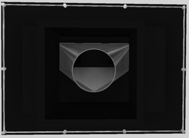Vent-A-Hood® 42" Black Contemporary Island Range Hood-1
