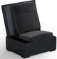 Salamander Designs® JumpSeat Ottoman-Lustra Leather/Midnight Blue-0