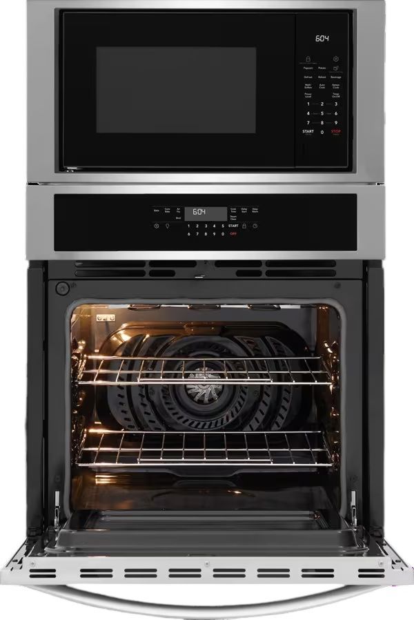 Frigidaire® 27” Stainless Steel Oven/Micro Combo Electric Wall Oven with Air Fry-2