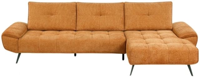 Homelegance® Dominic 2-Piece Orange Right-Arm Facing Sectional and Chaise-2