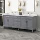Furniture of America® Oliva Gray/White Vanity Set-1