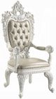 ACME Furniture Vanaheim 2-Piece Antique White/Beige Dining Arm Chair Set-0