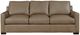 Century® Leatherstone Brown Sofa-1