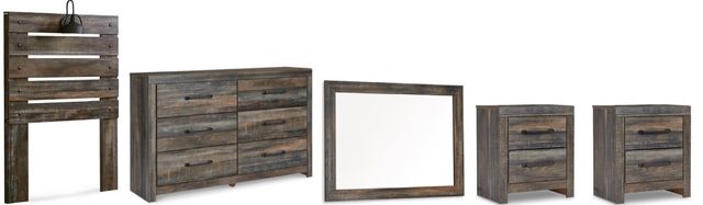 Signature Design by Ashley® Drystan 5-Piece Multi Twin Bedroom Set-0