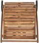 Linon Catalan Acorn Wooden Outdoor Trolley-5