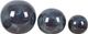 Crestview Collection Lloyd 3-Piece Teal Marbled & Glazed Sphere Set-0
