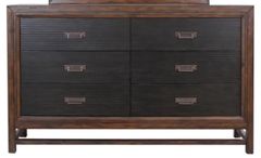 Legends Home Branson Two-Toned Rustic Buckeye Dresser