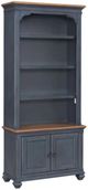 Legends Home Americana Corduroy Blue/Whiskey Bookcase Pier-0
