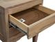 International Furniture Direct Parota Nova Brown 2-Drawer Nightstand-3