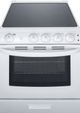 Summit® 24" White Slide-In Electric Range-3