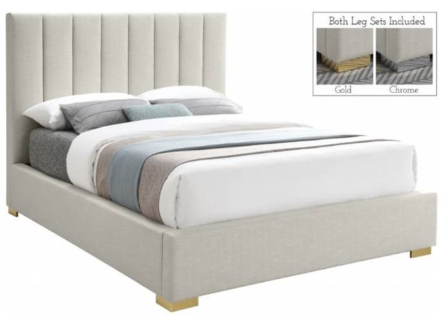 Meridian Furniture Pierce Beige Queen Bed-0