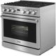 Thor Kitchen® A-Series 36" Stainless Steel Pro Style Liquid Propane Gas Range-2