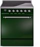 Ilve® Nostalgie II Series 30" Emerald Green Pro Style Induction Range-0
